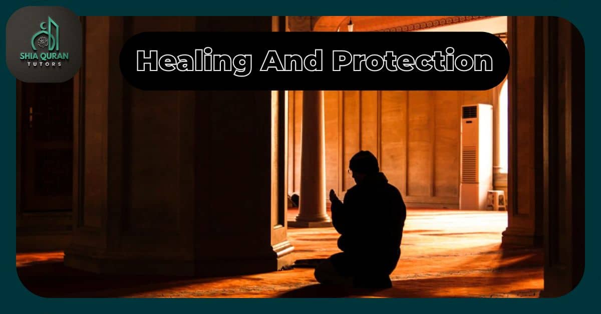 Hands surrounded by soft light representing healing and protective energy