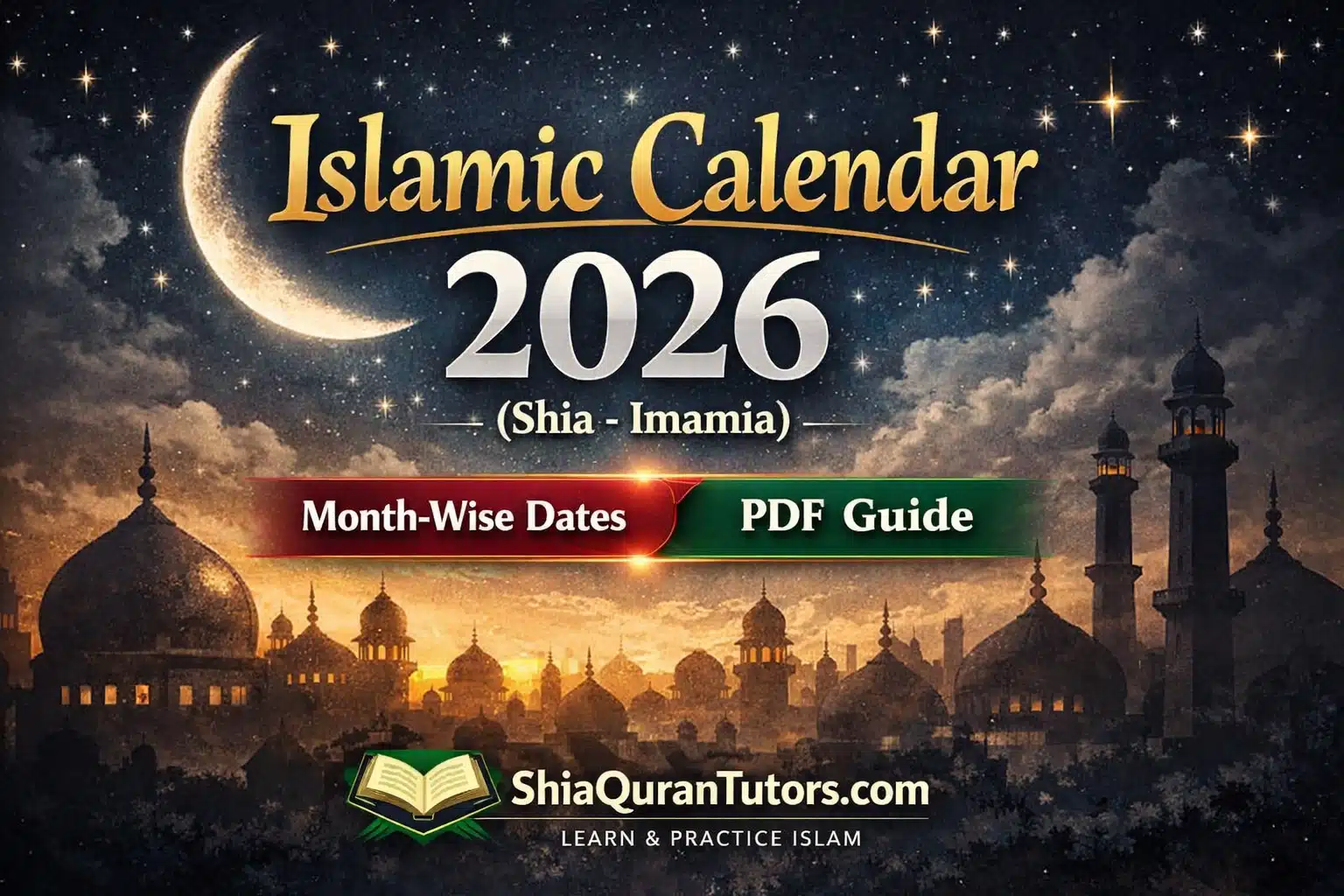 Islamic Calendar 2026 with month-wise dates and PDF guide