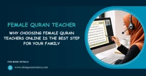 Ayatul Kursi – Arabic, English Translation & Transliteration PDFs 8 A young student learning Tajweed during a live session with professional female Quran teachers online.