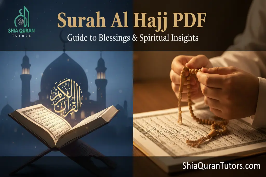 Surah Al Hajj PDF: Guide to Blessings & Spiritual Insights