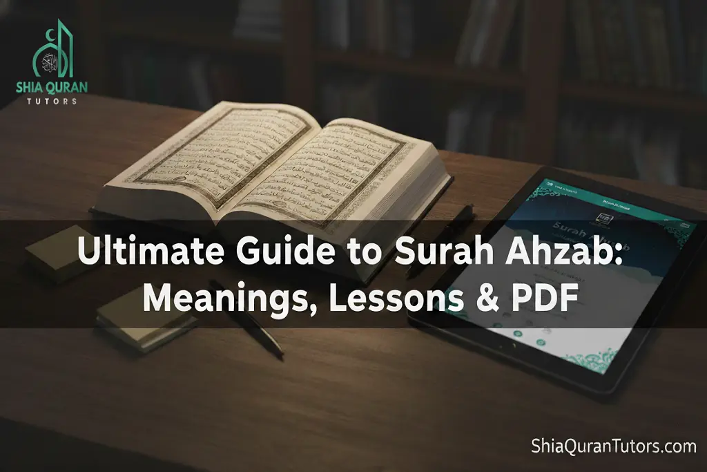 Ultimate Guide to Surah Ahzab: Meanings, Lessons & PDF