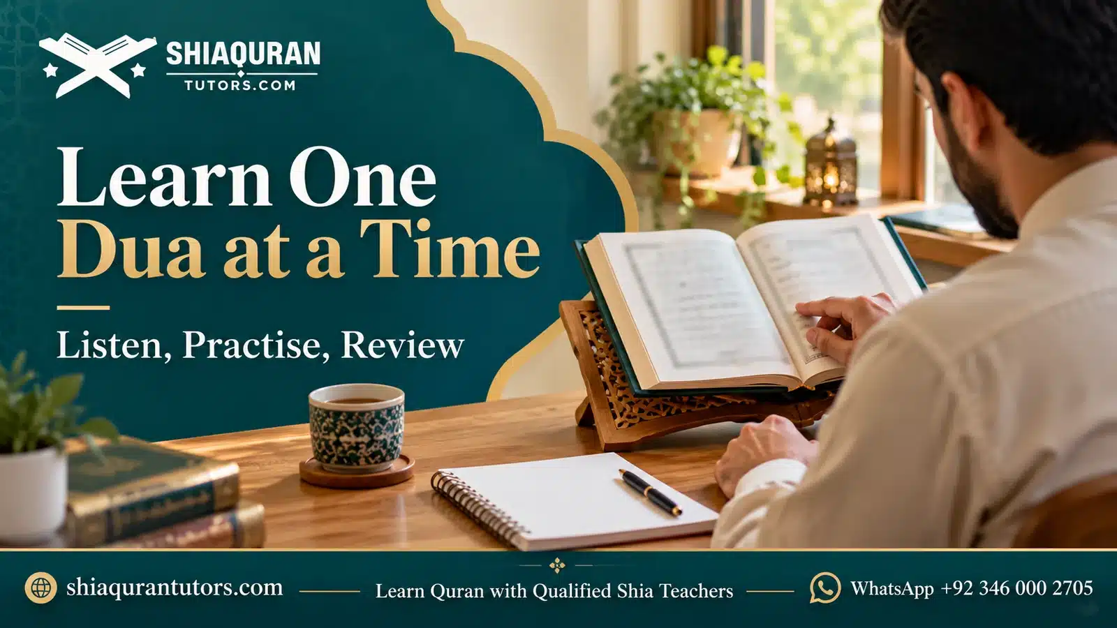 Qunoot duas Shia Muslims can learn with Arabic text, transliteration and clear meanings.